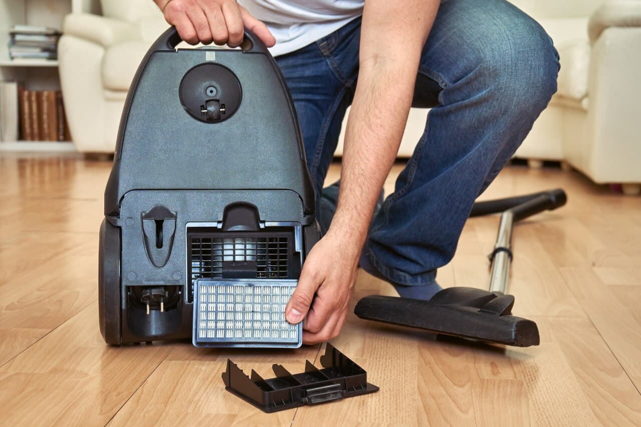 improve indoor air quality by using a HEPA machine when you vacuum